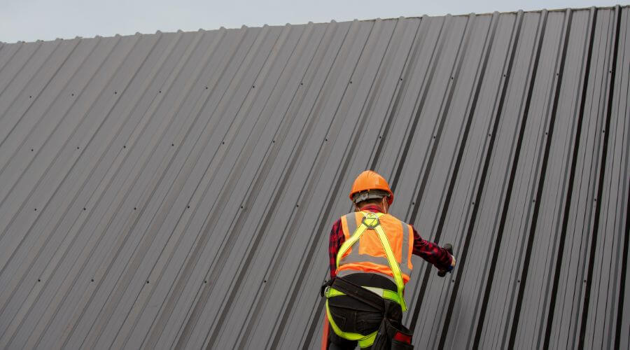Professional metal roof installation services in Hanksville, UT